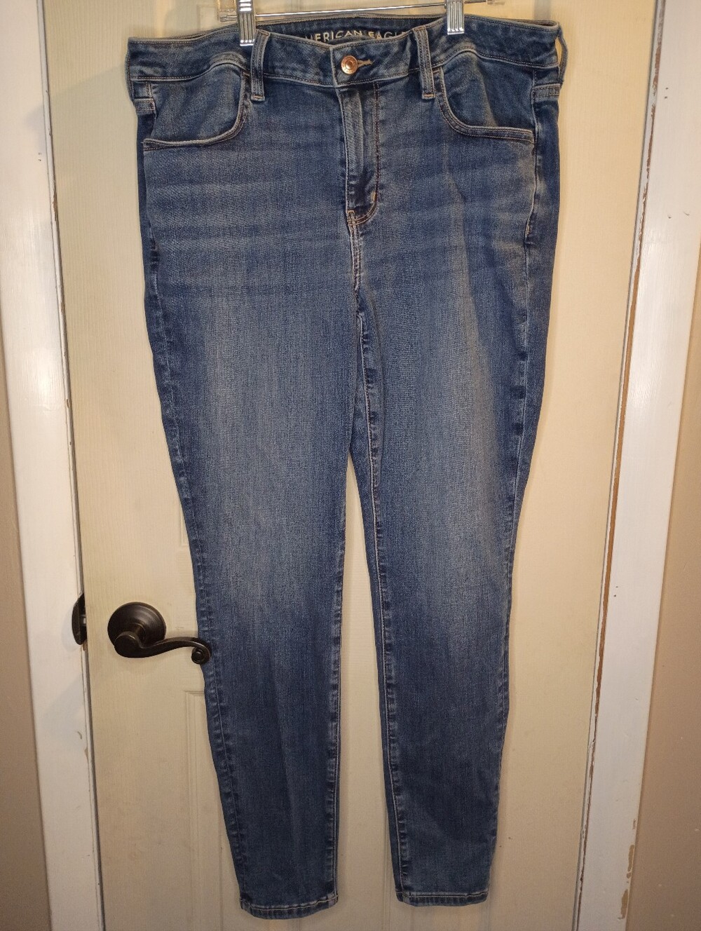 American Eagle High Rise Skinny Jeans Size 14